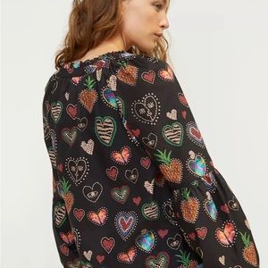 Anthropologie Farm Rio | Helena Blouse | Medium